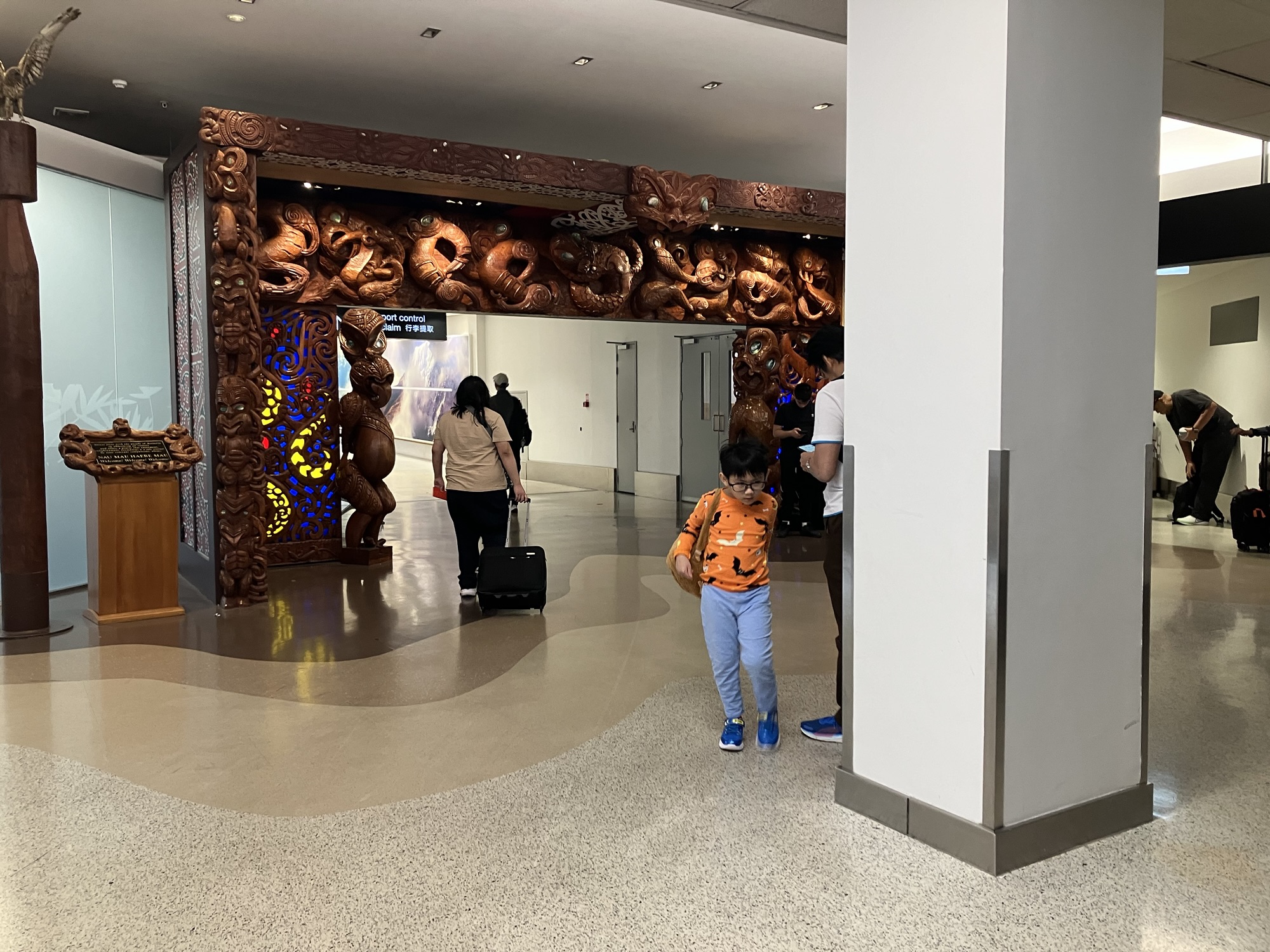 Ankunft in Neuseeland